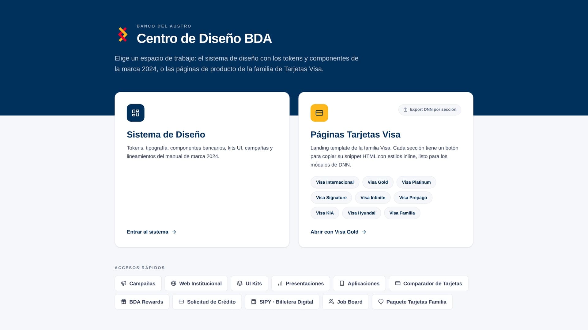 BDA Design System: design system by Kevin. Design system, Banco del Austro.