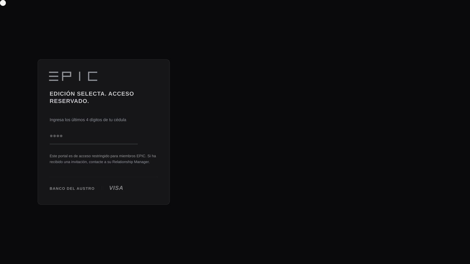 EPIC: member portal by Kevin. 3D, Access-gated.