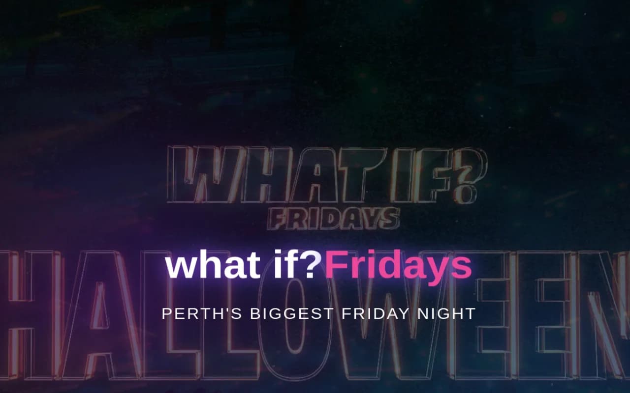 What If? Fridays: event site from 2025 by Steven. Landing page, Motion.